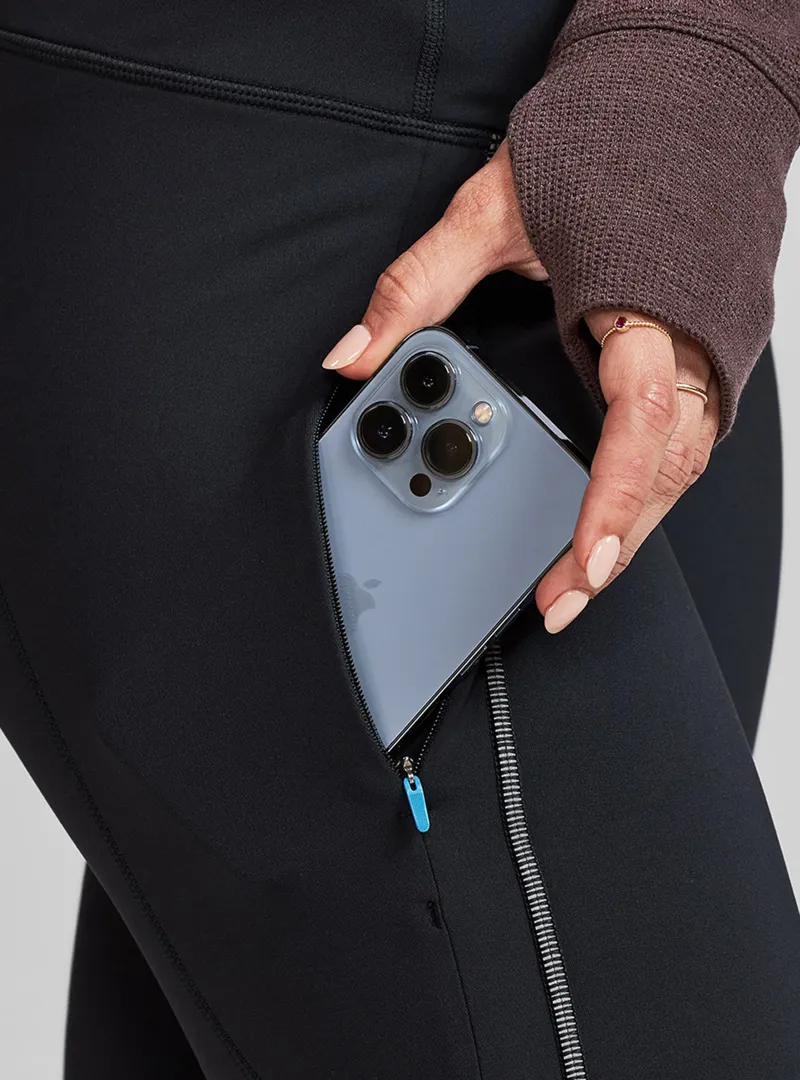 Janji Aurora Fleece Women's Tight in Midnight-3