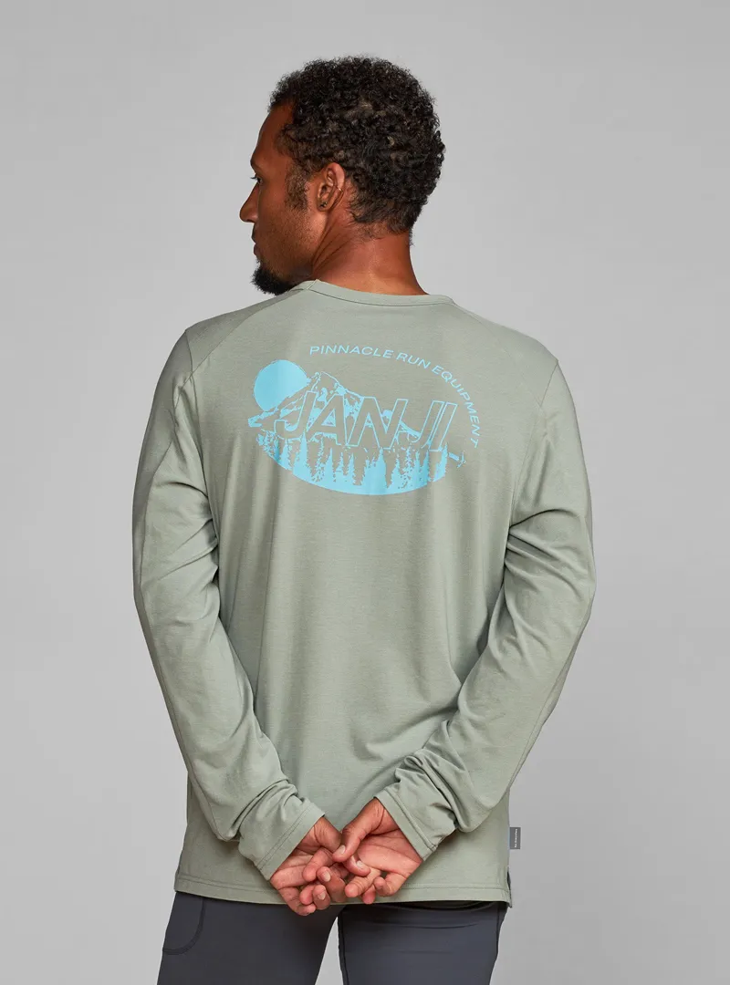 Janji Circa Daily Long Sleeve Men's Top in Glacial Pinnacle-1