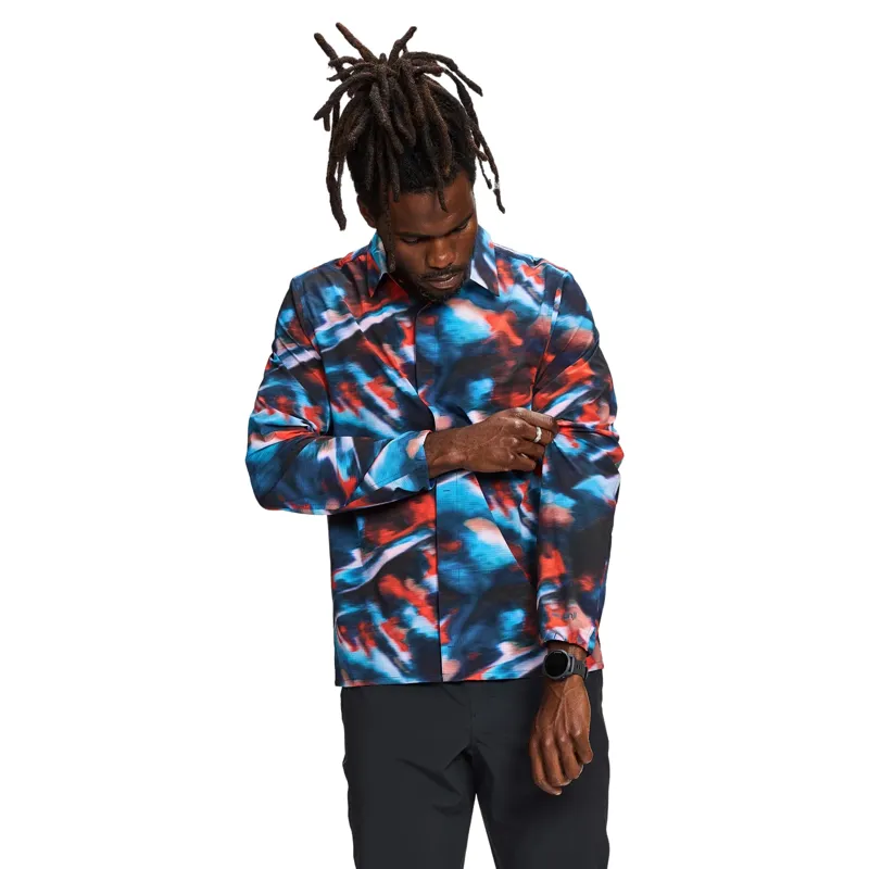 Janji Trekker Snappy Long Sleeve Men's Shirt in Riders On The Storm-3