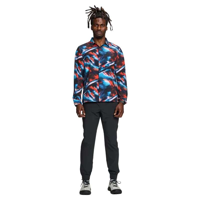 Janji Trekker Snappy Long Sleeve Men's Shirt in Riders On The Storm