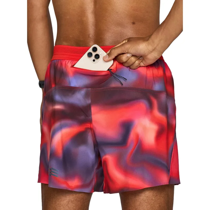 Janji 5' AFO Middle Men's Running Shorts in Cherry Funk-4