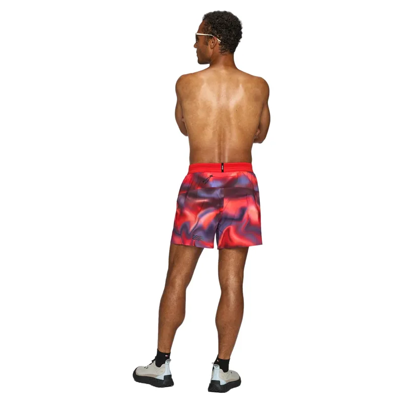 Janji 5' AFO Middle Men's Running Shorts in Cherry Funk-5