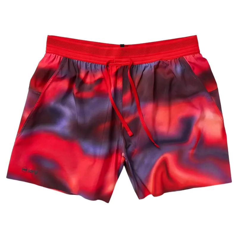 Janji 5' AFO Middle Men's Running Shorts in Cherry Funk-1