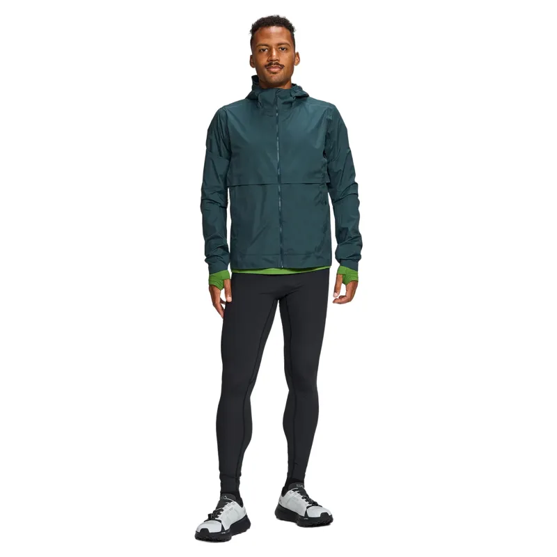 Janji Rainrunner Pack Jacket Men's Waterproof Jacket in Atlantis-2