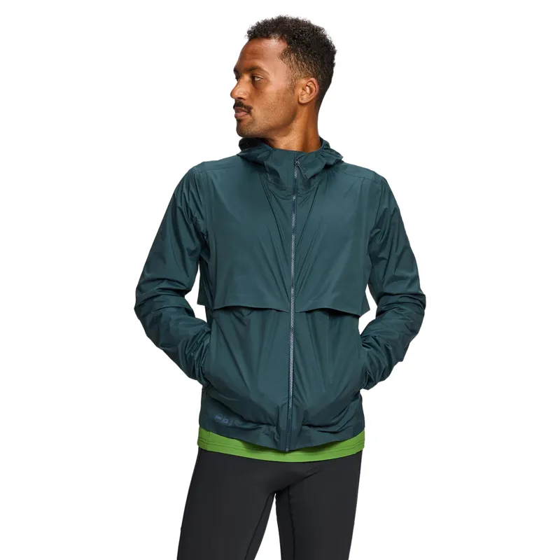 Janji Rainrunner Pack Jacket Men's Waterproof Jacket in Atlantis