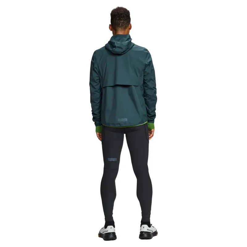 Janji Rainrunner Pack Jacket Men's Waterproof Jacket in Atlantis-4