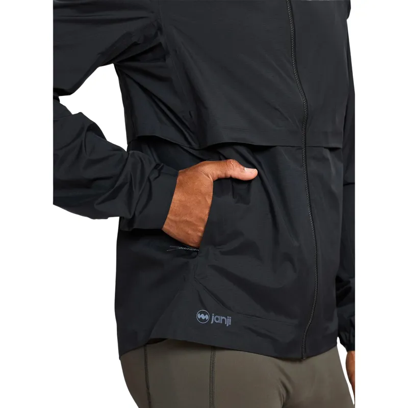 Janji Rainrunner Pack Jacket Men's Waterproof Jacket in Midnight-6