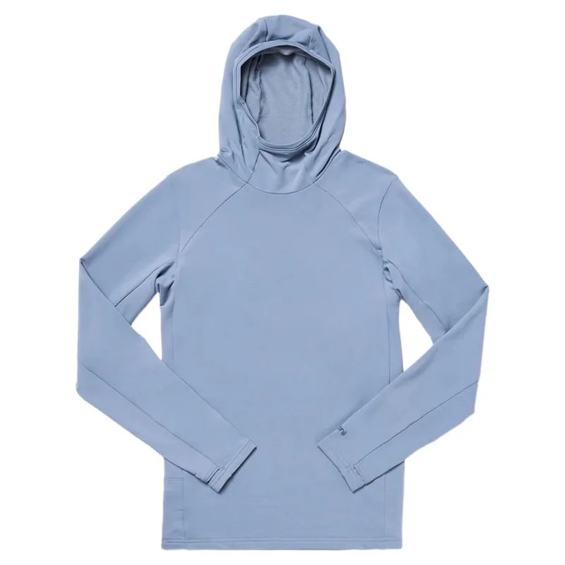 Janji Men's Rover Merino Hoodie in Coast-2
