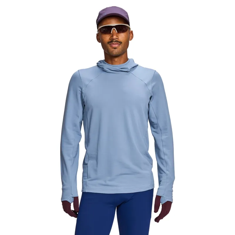 Janji Men's Rover Merino Hoodie in Coast