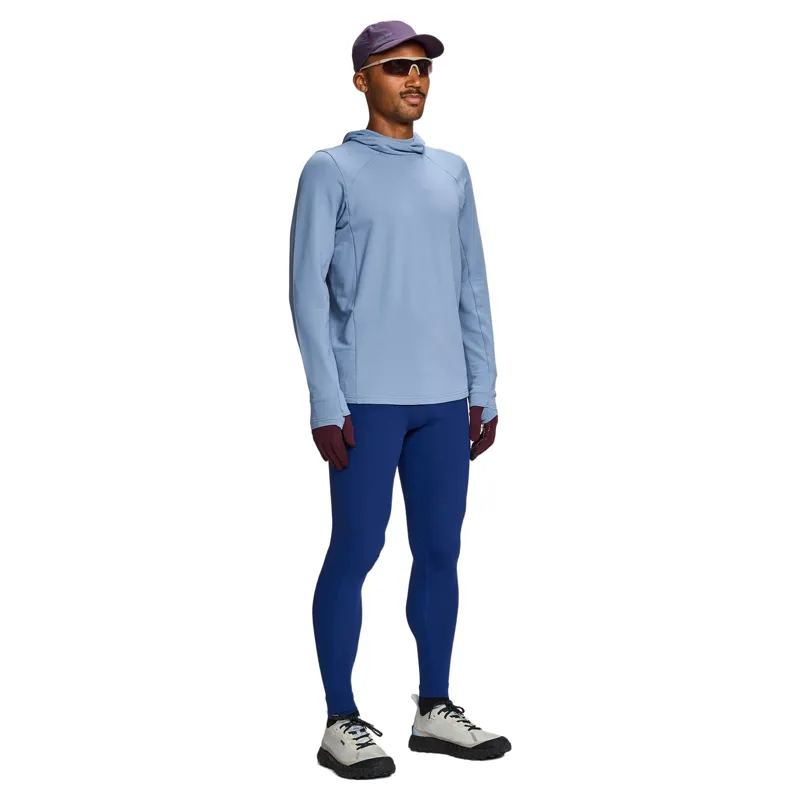 Janji Men's Rover Merino Hoodie in Coast-6