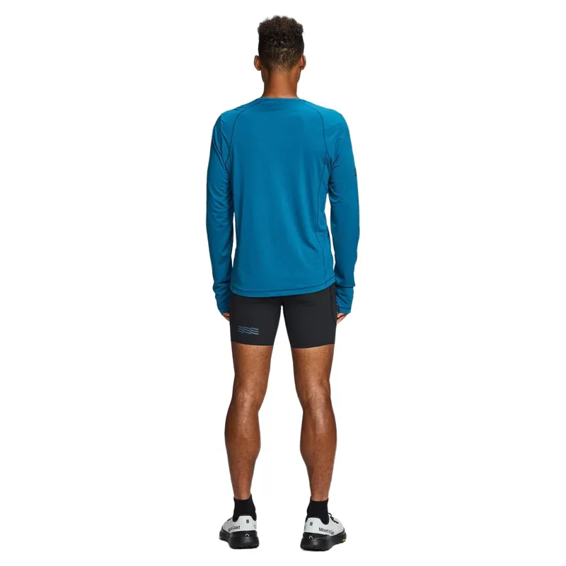 Janji Men's Run All Day Long Sleeve T-shirt in Ruins Tidal-1