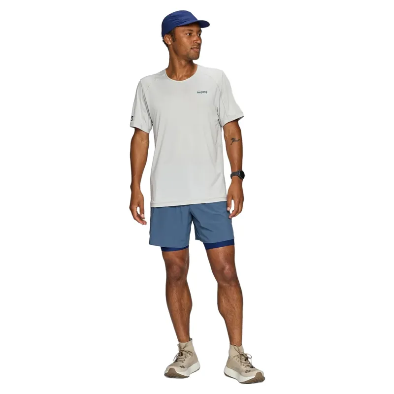 Janji Run All Day Men's T-shirt in Mist-1