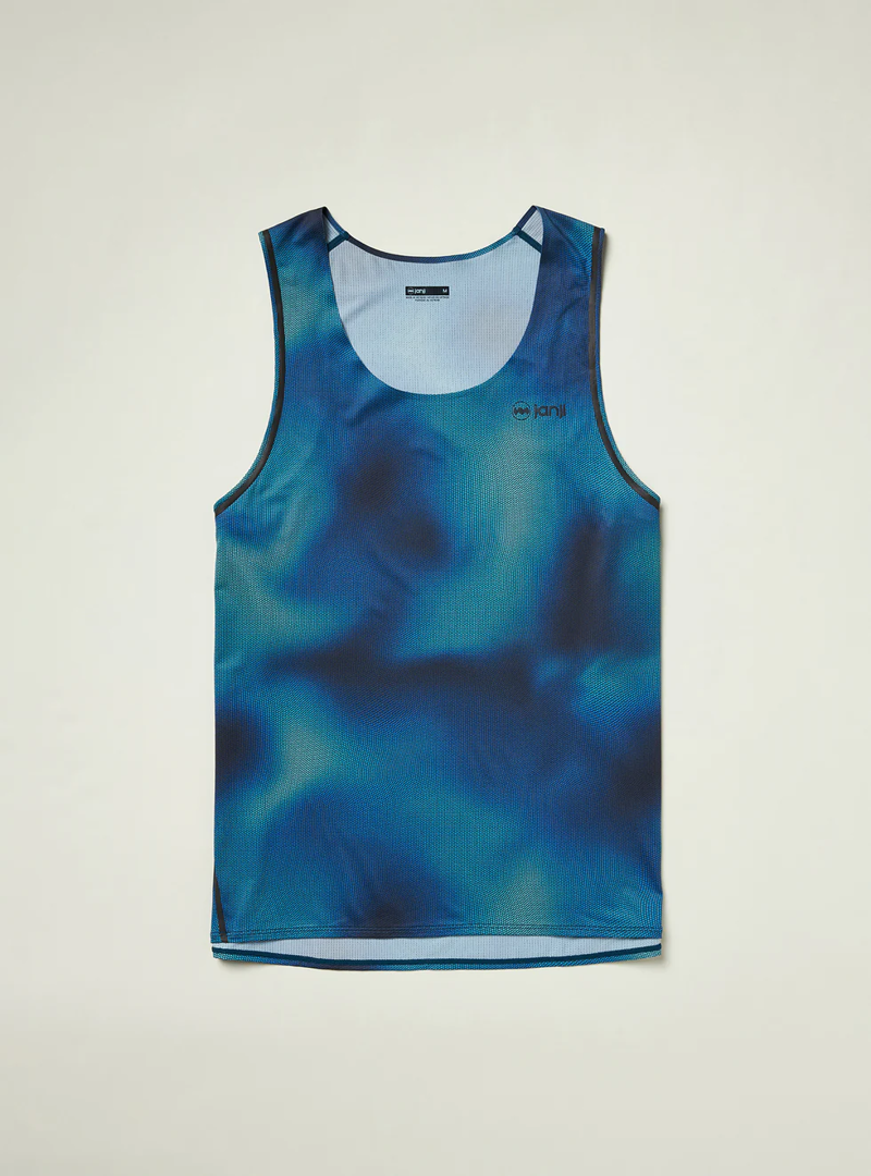 Janji Pinnacle Ultra Men's Singlet in Tiderider