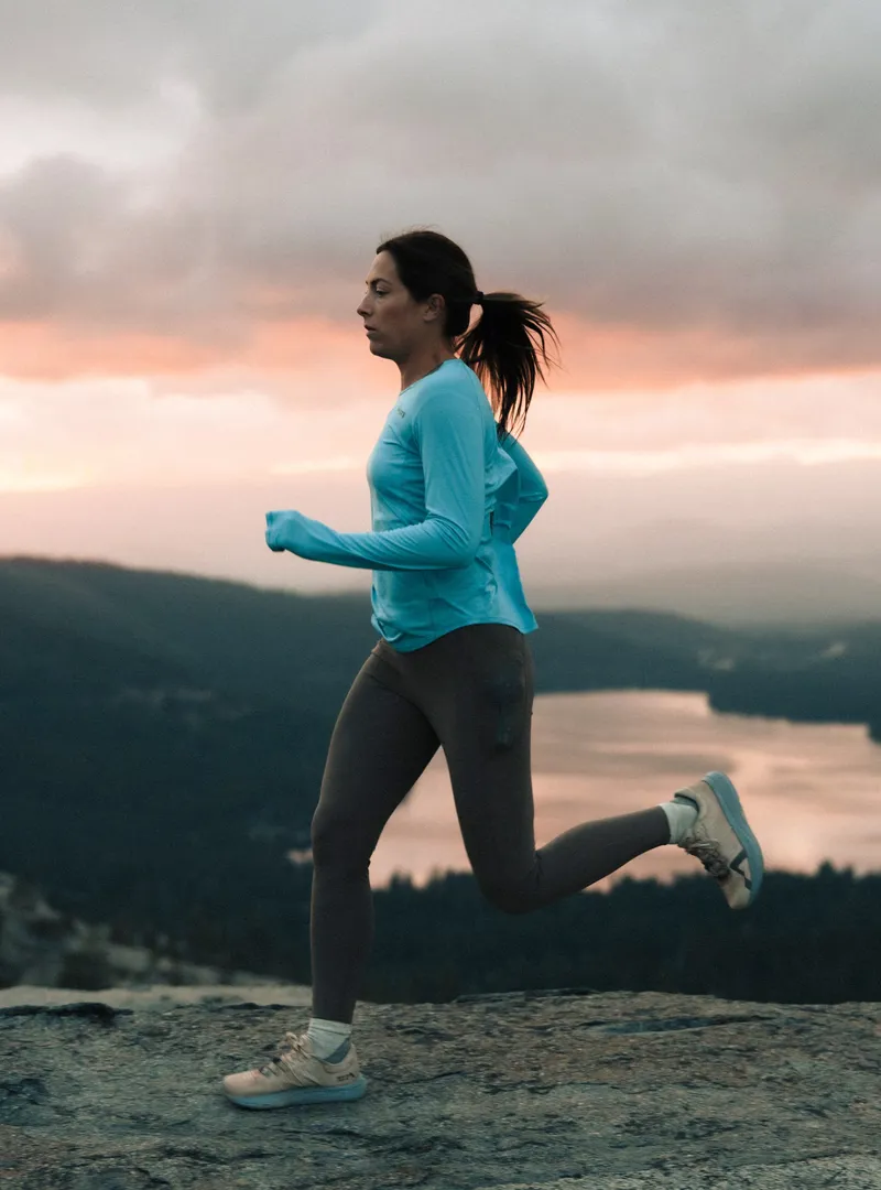 Janji Run All Day Long Sleeve Women's Running Top in Skybird-6