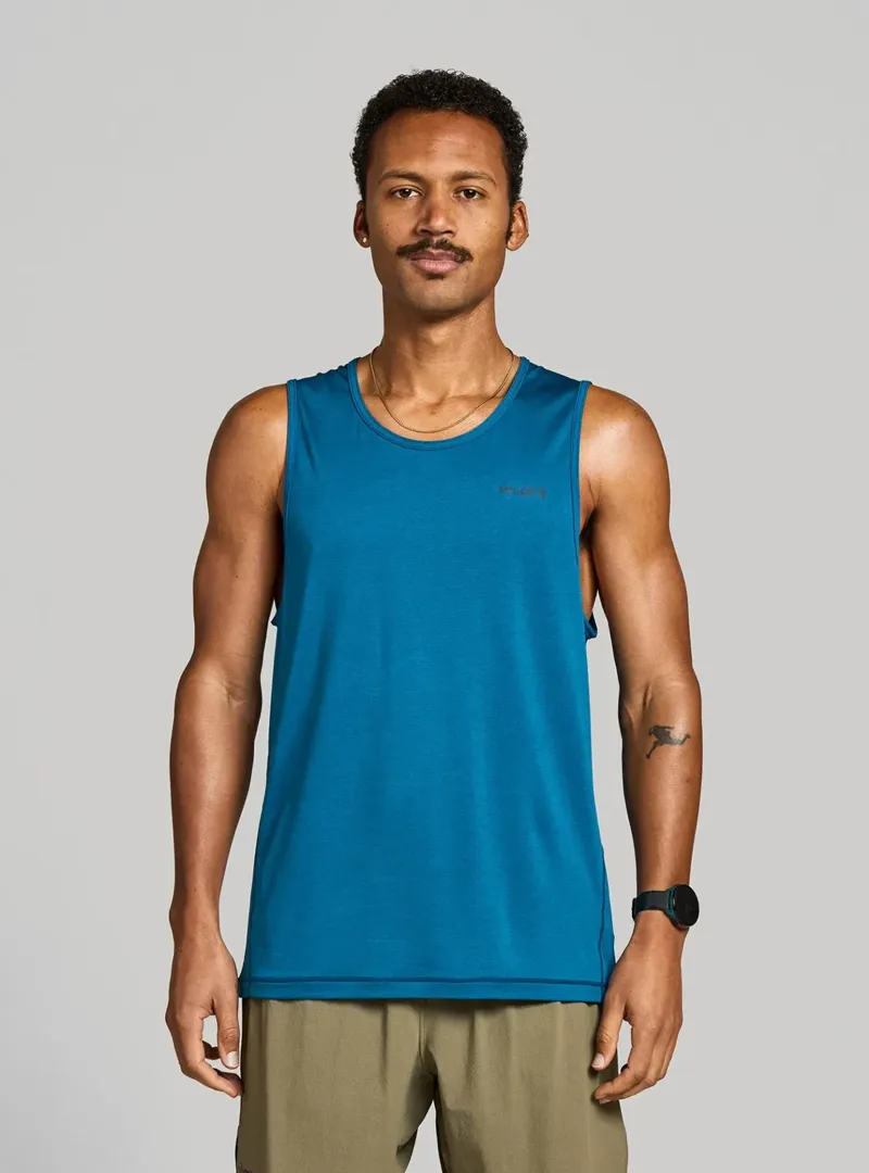Janji Run All Day Men's Running Tank in Tidal-1