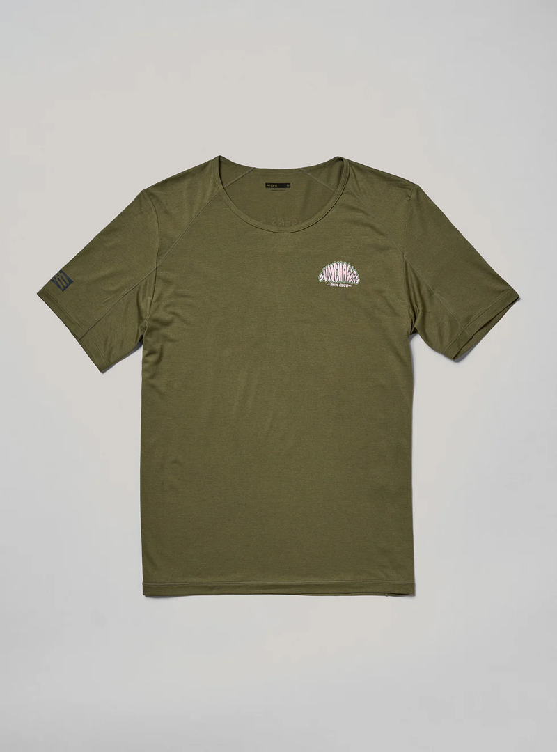 Janji Run All Day Men's T-shirt in Turbo Chook Conifer-1