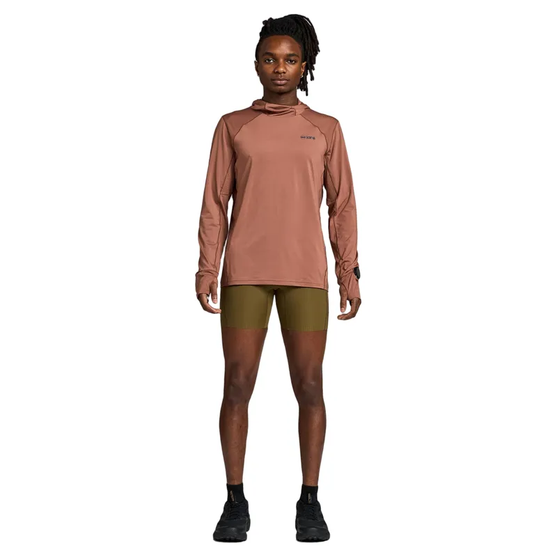 Janji Sunchaser 50 Men's Hooded Long Sleeve in Putty-1