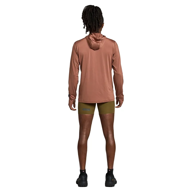 Janji Sunchaser 50 Men's Hooded Long Sleeve in Putty-2