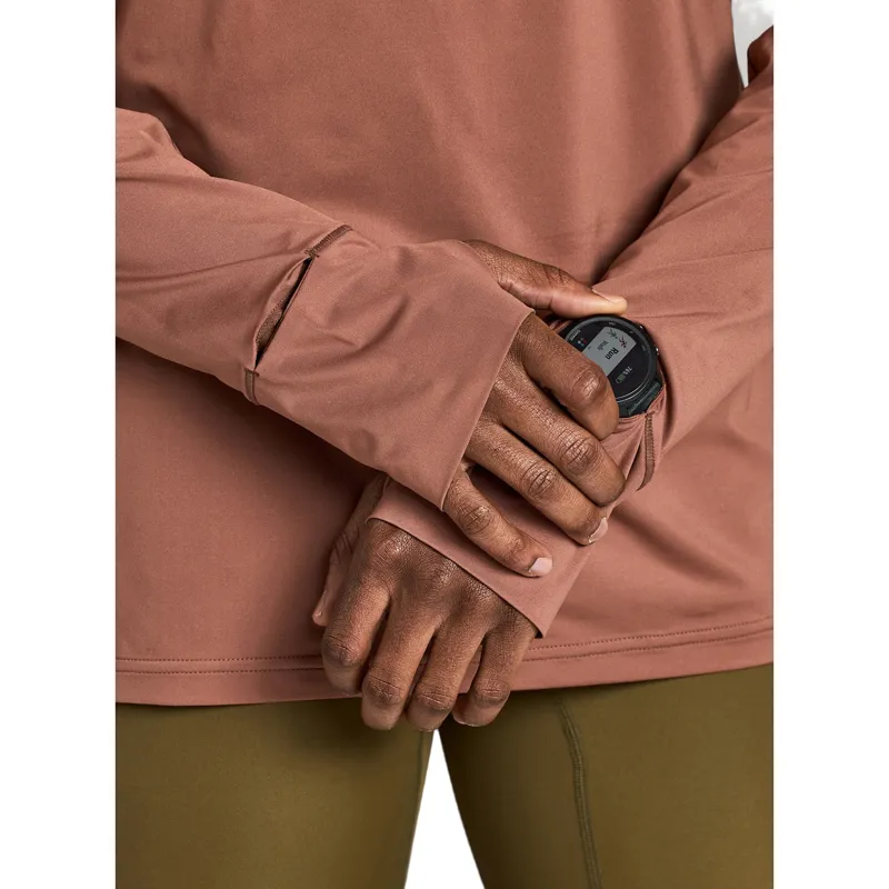 Janji Sunchaser 50 Men's Hooded Long Sleeve in Putty-3