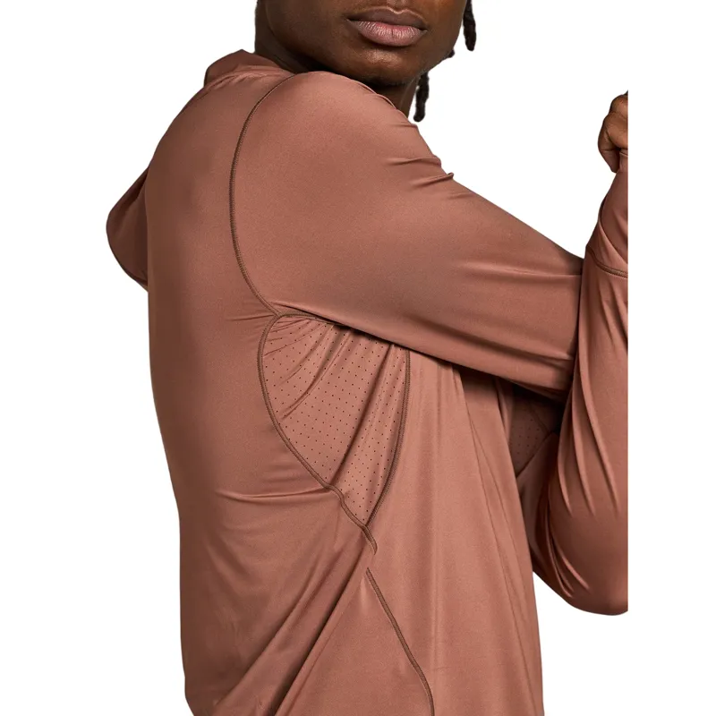 Janji Sunchaser 50 Men's Hooded Long Sleeve in Putty-4