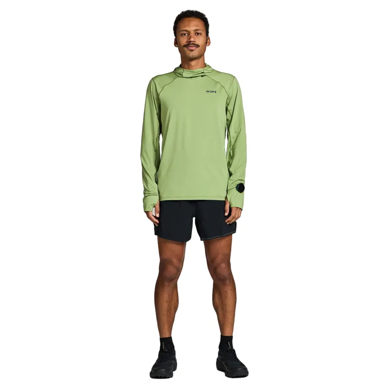 Janji Sunchaser 50 Men's Hooded Long Sleeve in Tea-1