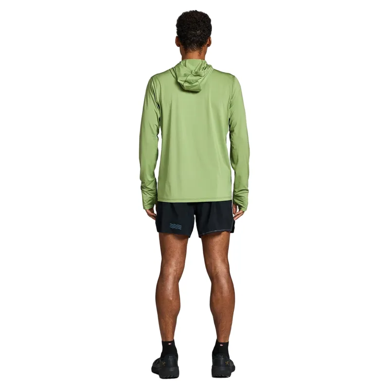 Janji Sunchaser 50 Men's Hooded Long Sleeve in Tea-2