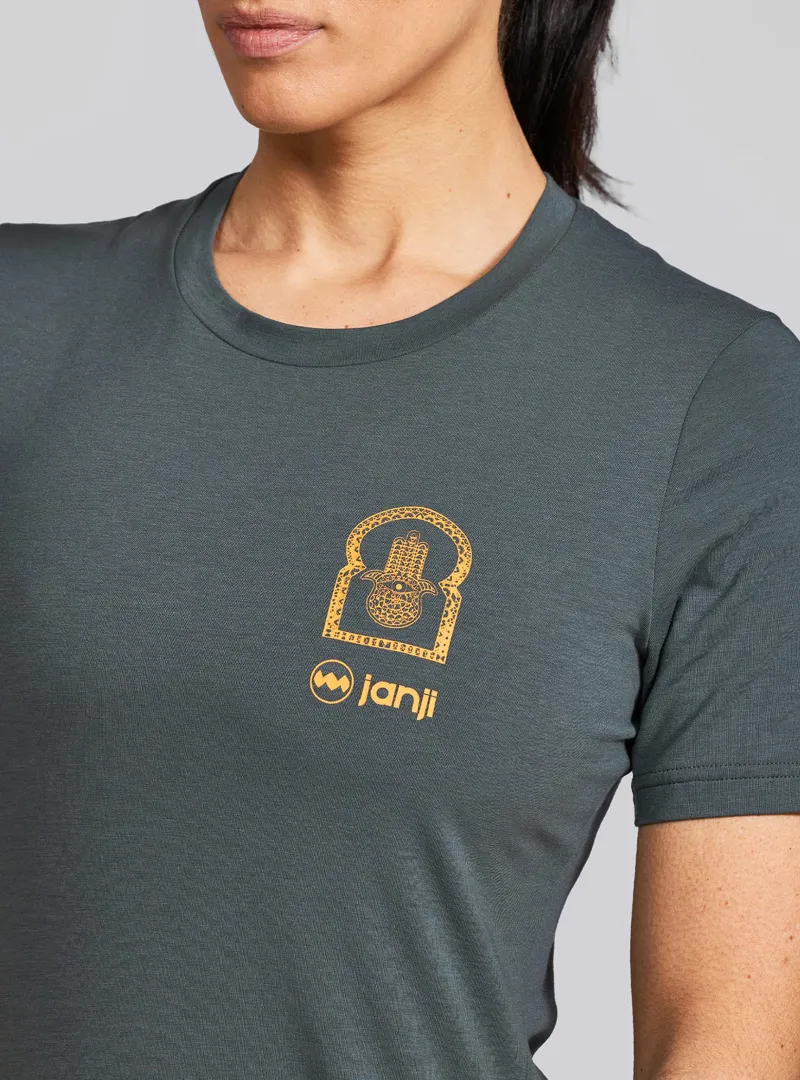 Janji Circa Daily Tee Women's Running Top in Paisley Handicraft