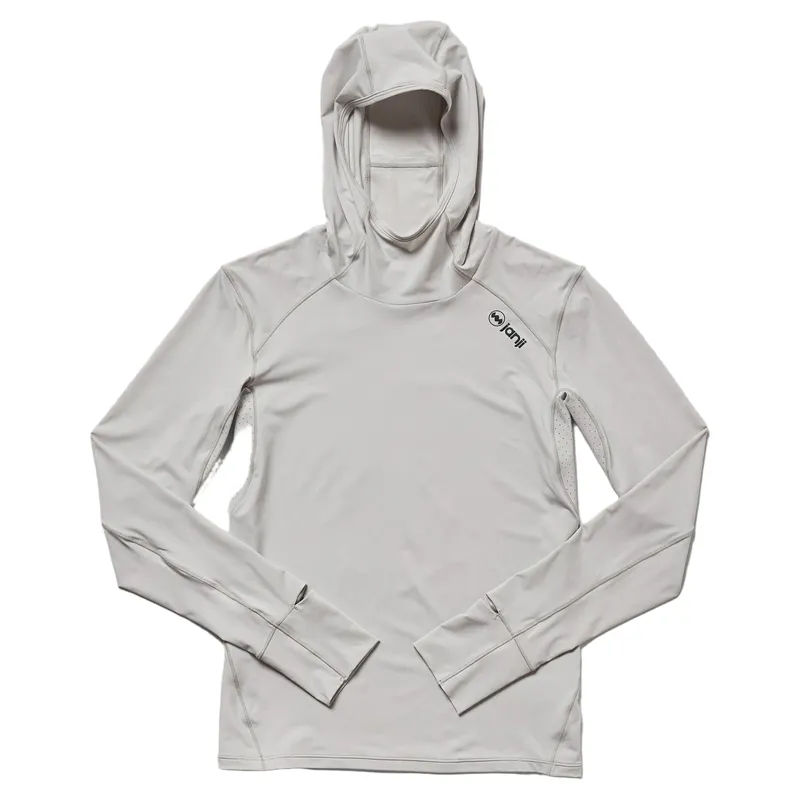 Janji Sunchaser 50 Women's Hooded Long Sleeve in MIst
