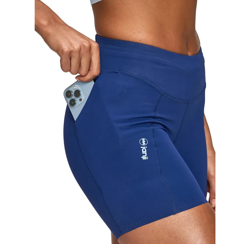 Janji Women's 5 inch Pace Shorts in Slipstream-1