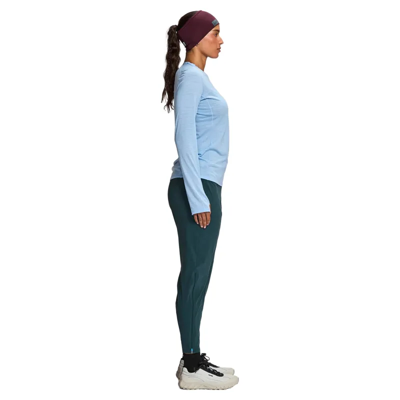 Janji Women's Repeat Merino Long Sleeve Shirt in Cosmic-5