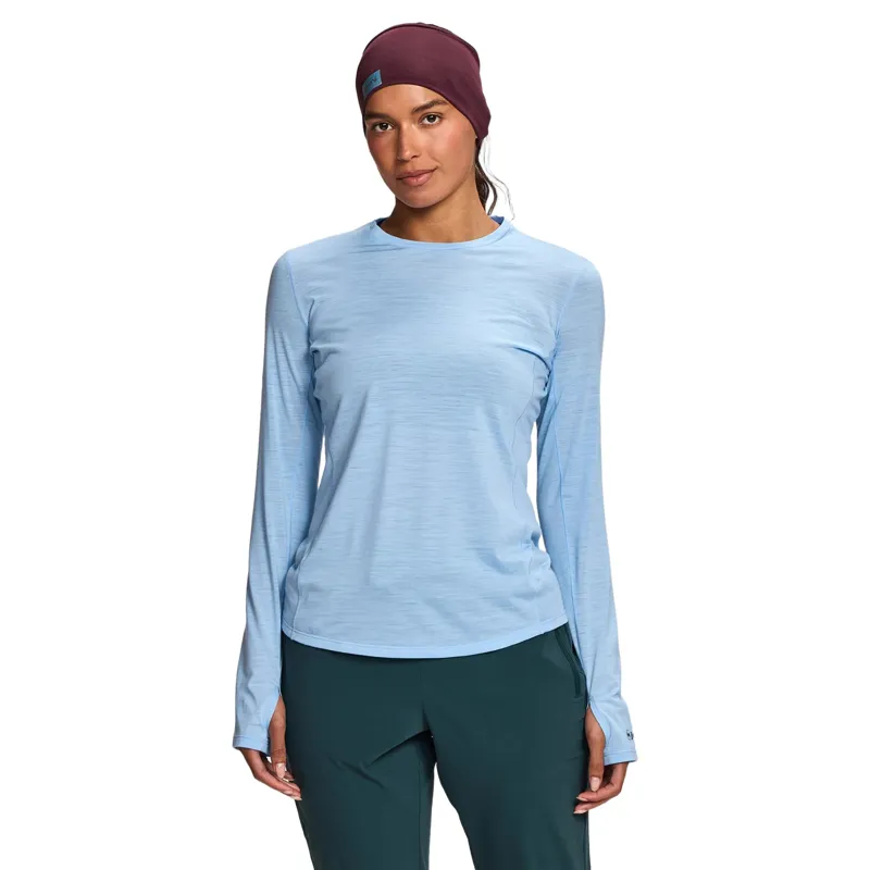 Janji Women's Repeat Merino Long Sleeve Shirt in Cosmic-1