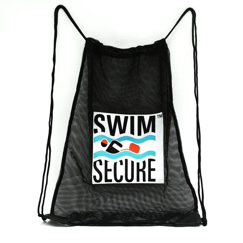 Secure Swim Mesh Kit Bag in Black