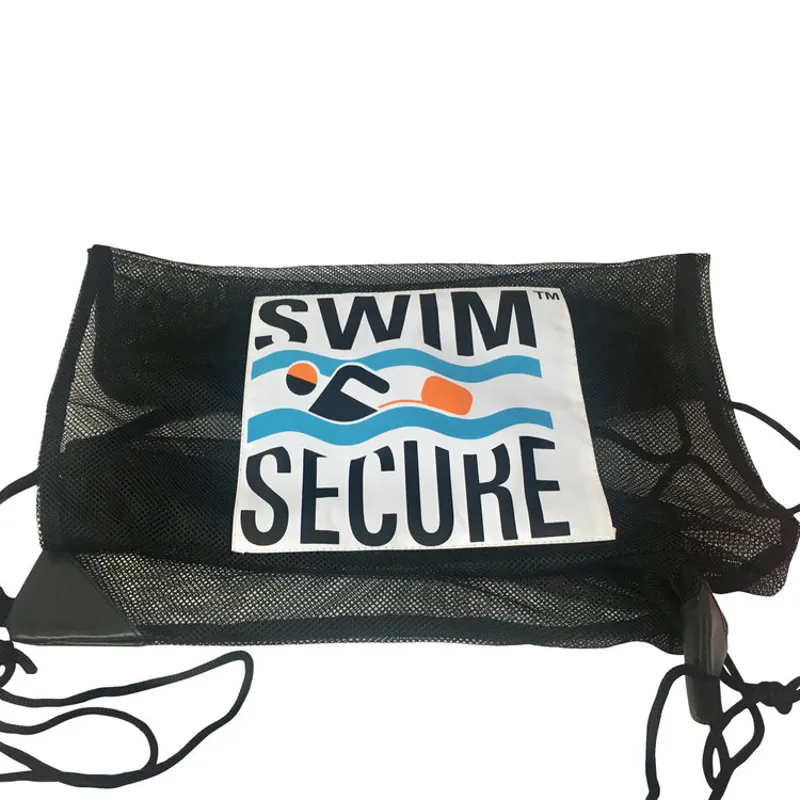 Secure Swim Mesh Kit Bag in Black-1
