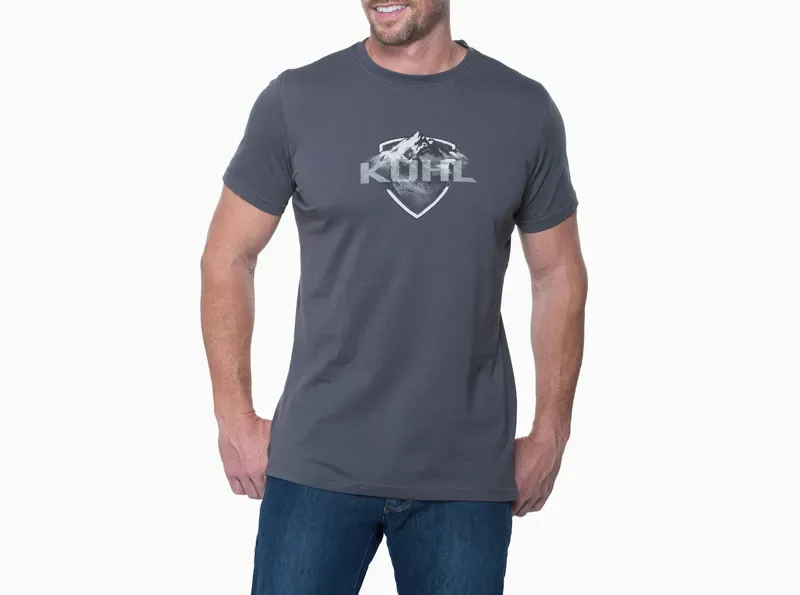 Kuhl Born in the Mountains Men's T-shirt in Carbon