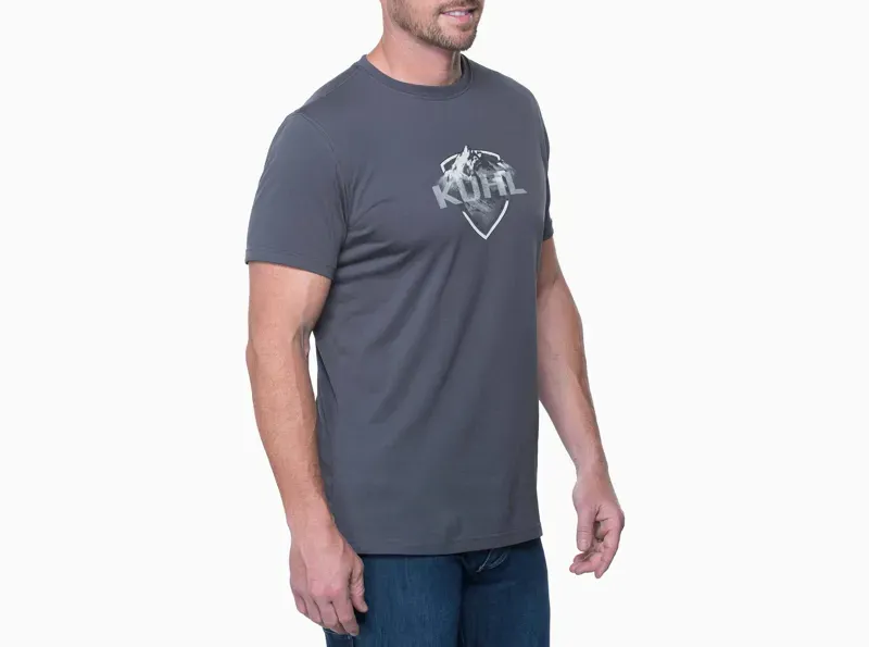 Kuhl Born in the Mountains Men's T-shirt in Carbon-1