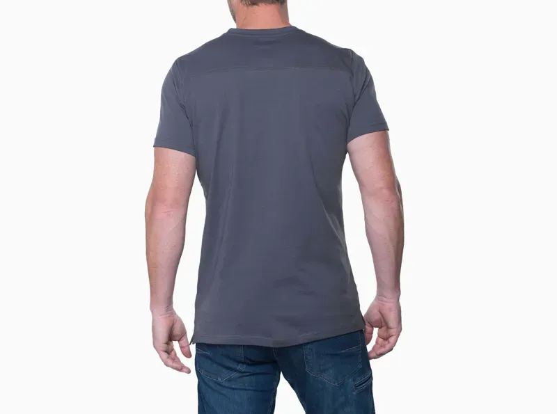 Kuhl Born in the Mountains Men's T-shirt in Carbon-2
