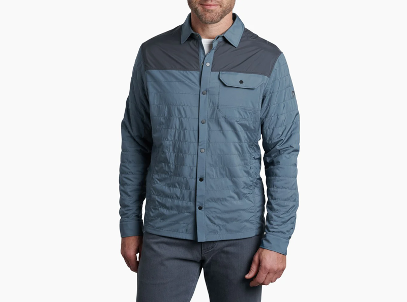 Kuhl The One Shirt-Jac Men's Jacket in Steel Blue