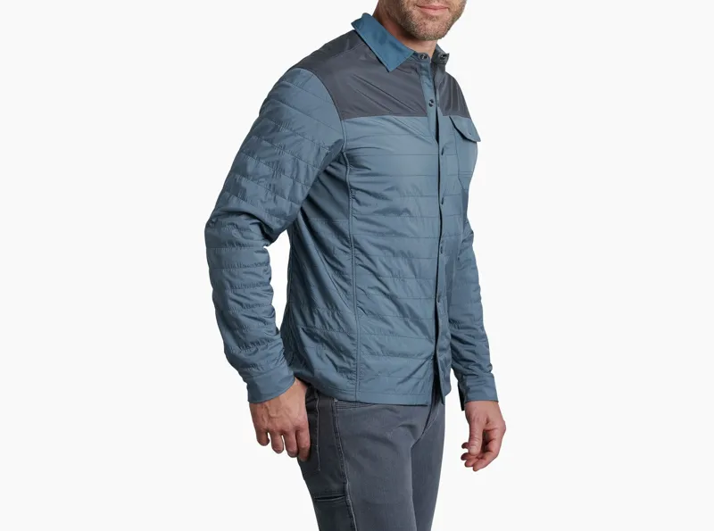 Kuhl The One Shirt-Jac Men's Jacket in Steel Blue-2