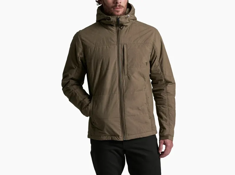 Kuhl Wylderydr Hoody Wax Coated Men's Jacket in Kanteen
