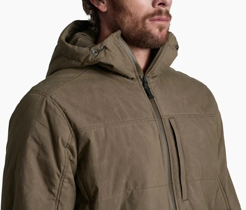 Kuhl Wylderydr Hoody Wax Coated Men's Jacket in Kanteen-3