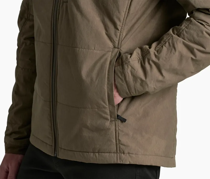 Kuhl Wylderydr Hoody Wax Coated Men's Jacket in Kanteen-5