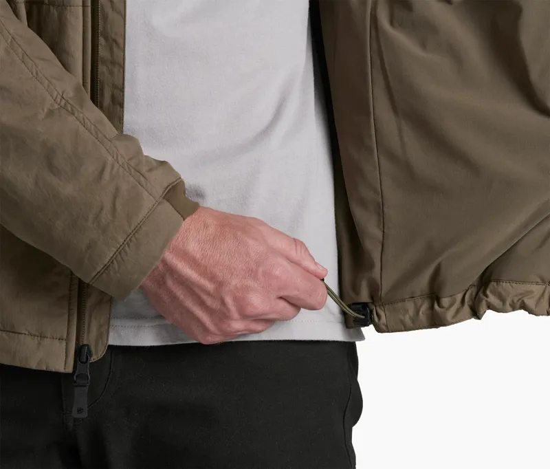 Kuhl Wylderydr Hoody Wax Coated Men's Jacket in Kanteen-7