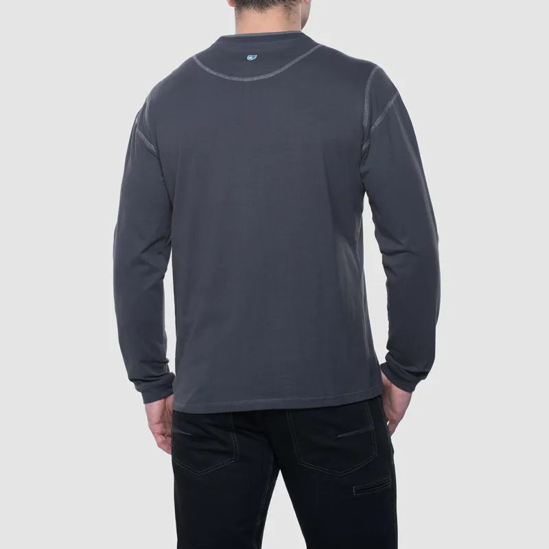Kuhl Kommando Crew Men's Long Sleeve Top in Carbon-2