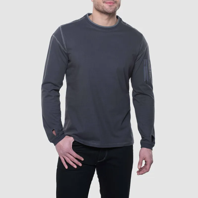 Kuhl Kommando Crew Men's Long Sleeve Top in Carbon
