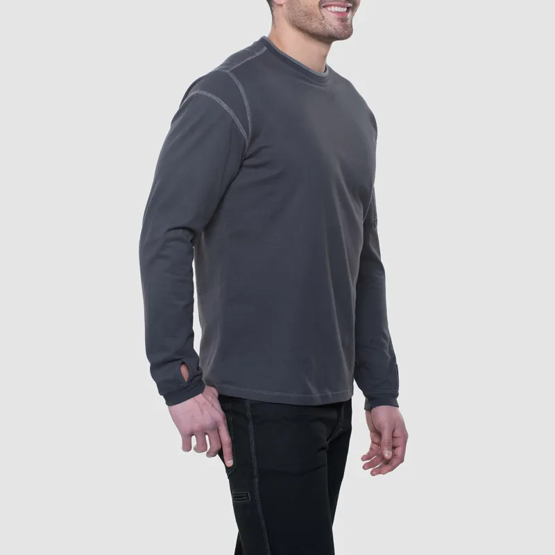 Kuhl Kommando Crew Men's Long Sleeve Top in Carbon-1