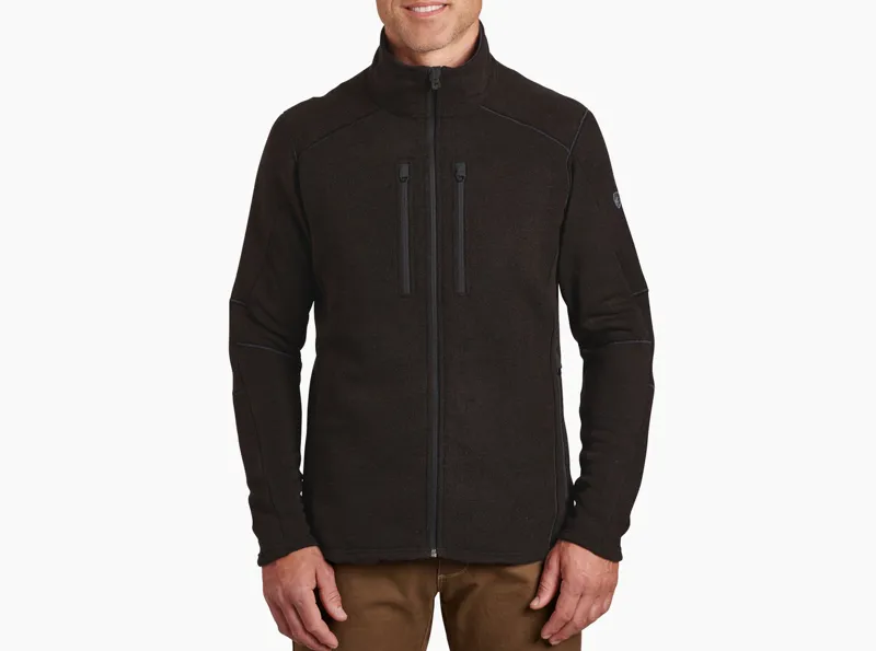 Kuhl Interceptr FZ Mens Fleece Jacket in Charcoal