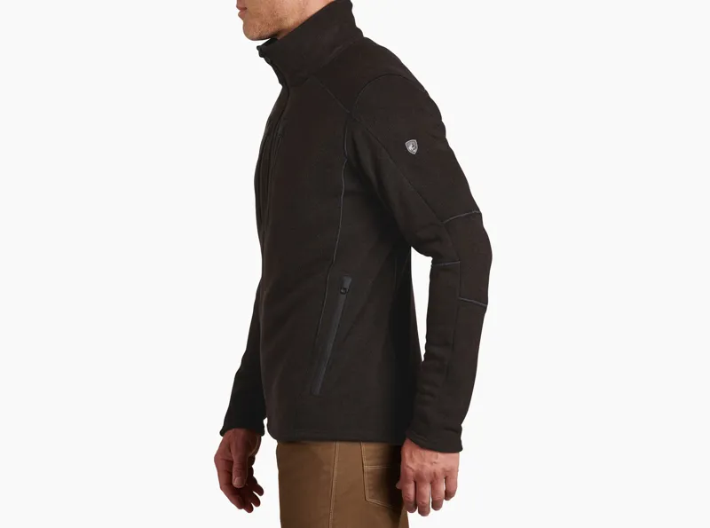 Kuhl Interceptr FZ Mens Fleece Jacket in Charcoal-2