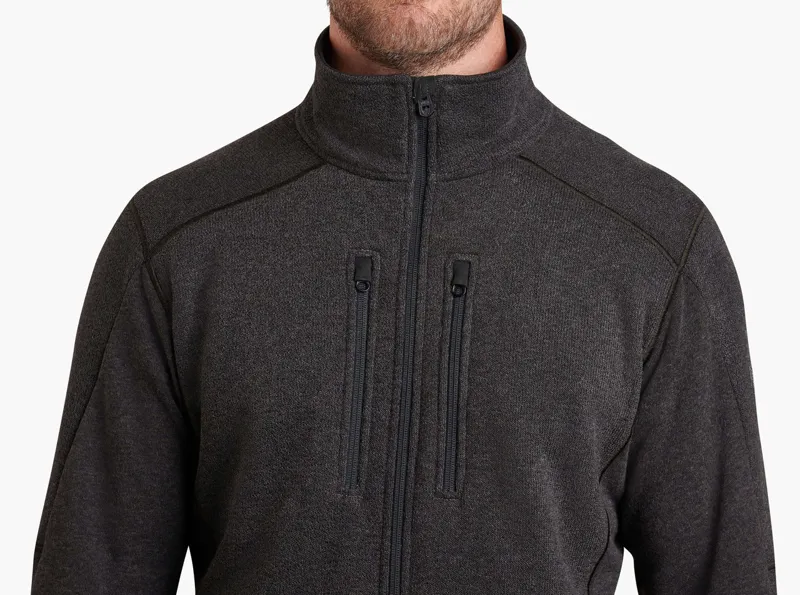 Kuhl Interceptr FZ Mens Fleece Jacket in Charcoal-3