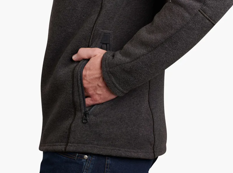 Kuhl Interceptr FZ Mens Fleece Jacket in Charcoal-4