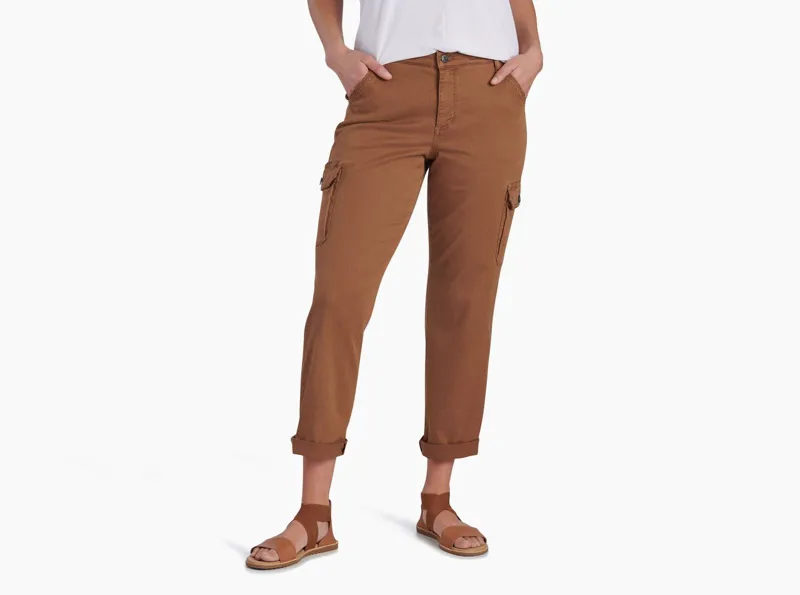 Kuhl Kultivatr Kargo Crop Women's Trouser in Tuscan Sun